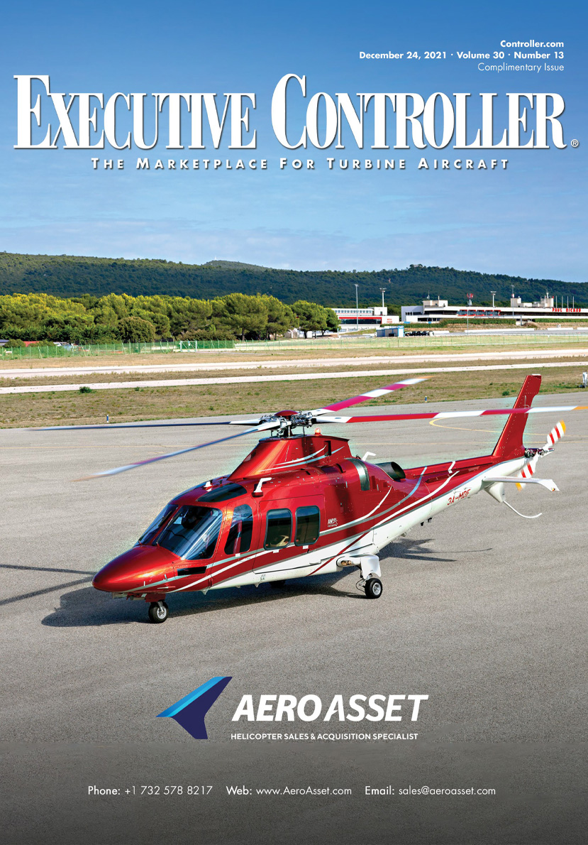 Executive Controller Cover AeroAsset Global Helicopter Sales and Market Intelligence