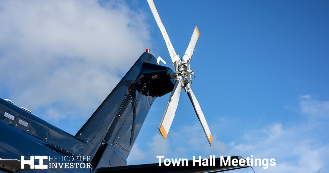 Helicopter Investor Town Hall - October 5th, 10am ET / 3pm UTC/ 4pm CET
